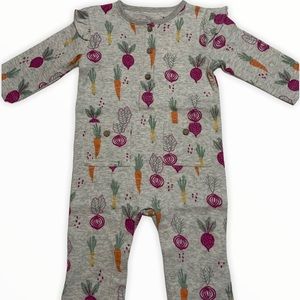 NWT Organic Veggie Print Romper (6 mos)